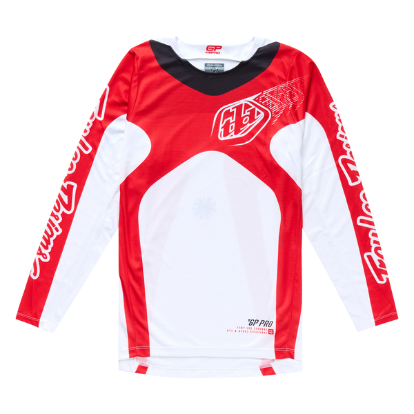 Troy Lee Designs 2025 Fall GP Pro Jersey - Frames White / Red Troy Lee Designs 2025 Fall GP Pro Jersey - Frames White / Red