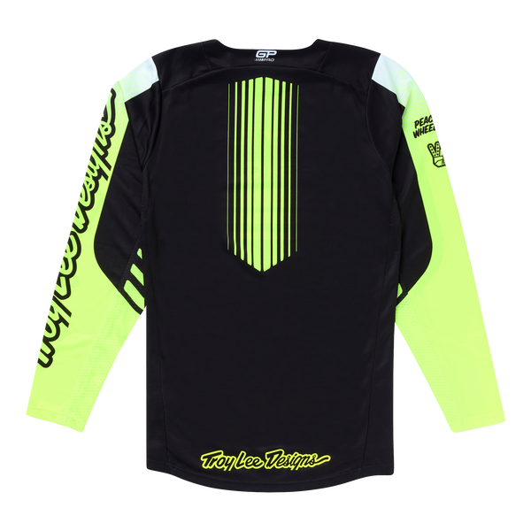 Troy Lee Designs 2025 Fall GP Pro Jersey - Segment Black / Flo Yellow Troy Lee Designs 2025 Fall GP Pro Jersey - Segment Black / Flo Yellow