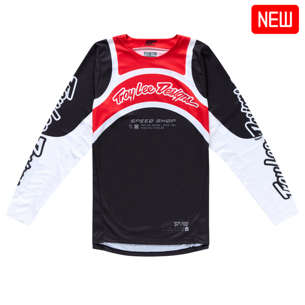 Troy Lee Designs 2025 Fall GP Pro Jersey - Swerve Black / Red