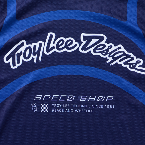 Troy Lee Designs 2025 Fall GP Pro Jersey - Swerve Navy Blue Troy Lee Designs 2025 Fall GP Pro Jersey - Swerve Navy Blue