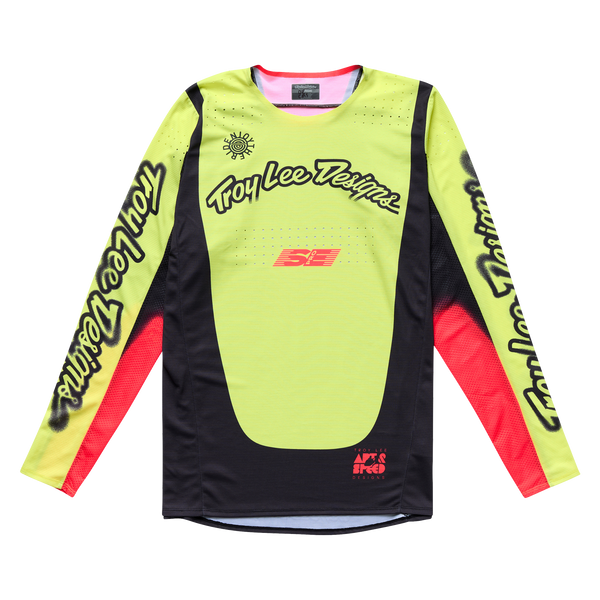 Troy Lee Designs 2025 Fall SE Pro Jersey - Roam Glo Yellow