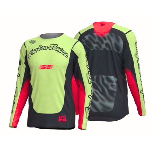 Troy Lee Designs 2025 Fall SE Pro Jersey - Roam Glo Yellow