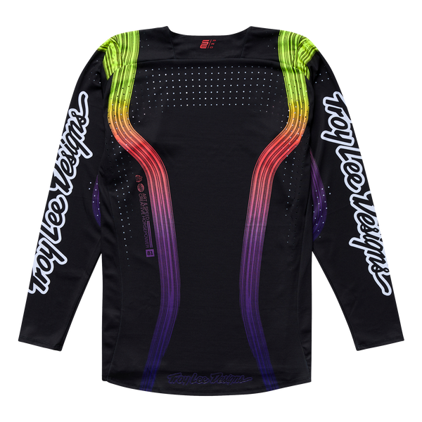 Troy Lee Designs 2025 Fall SE Pro Jersey - Stripes Black / Multicolour Troy Lee Designs 2025 Fall SE Pro Jersey - Stripes Black / Multicolour