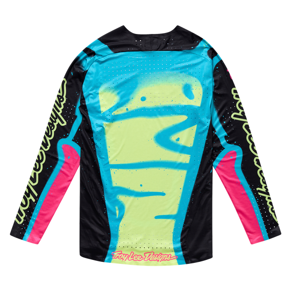 Troy Lee Designs 2025 Fall SE Ultra Jersey - Membrane Black / Glo Yellow