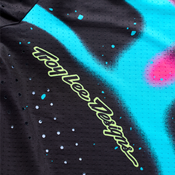 Troy Lee Designs 2025 Fall SE Ultra Jersey - Membrane Black / Glo Yellow