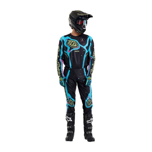 Troy Lee Designs 2025 Fall Se Ultra Kit Combo - Membrane Black / Glo Yellow