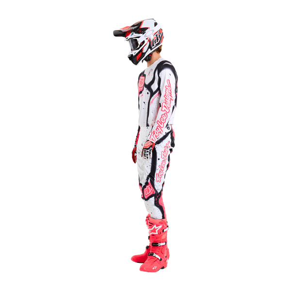 Troy Lee Designs 2025 Fall Se Ultra Kit Combo - Membrane White / Infra Red