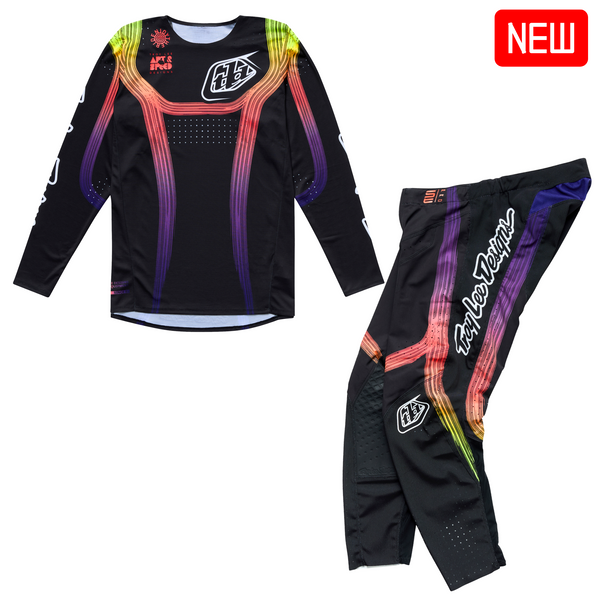 Troy Lee Designs 2025 Fall Youth SE Pro Kit Combo - Stripes Black Multi