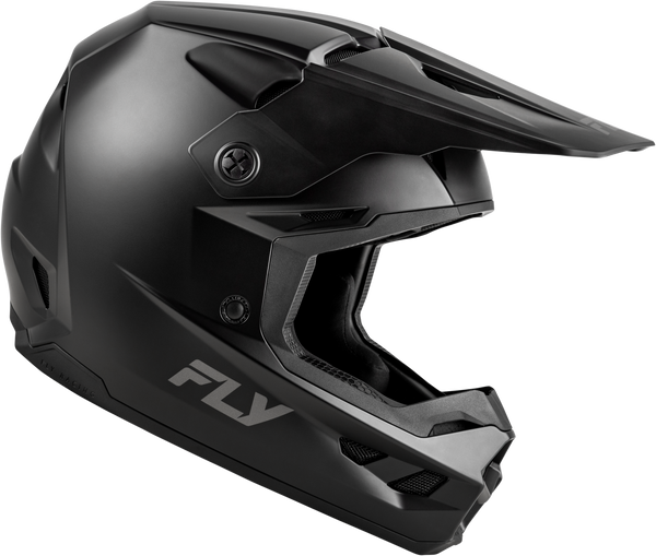 Kinetic 2025 Solid Youth Helmet Matte Black
