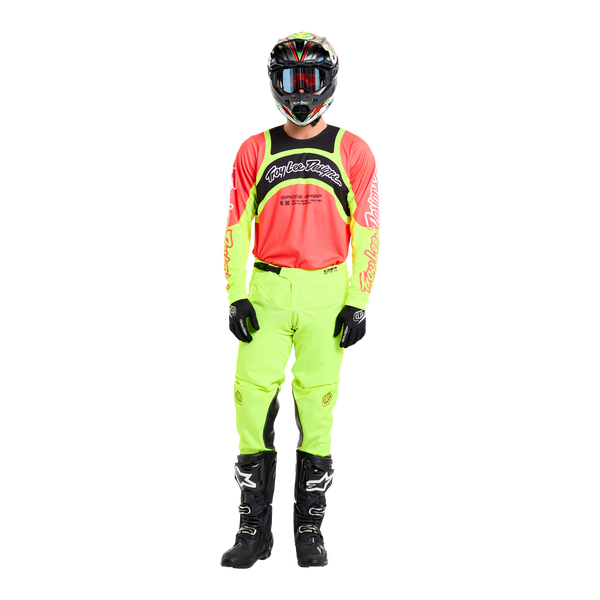 Troy Lee Designs 2025 Fall GP Pro Kit Combo - Swerve Infra Red / Yellow