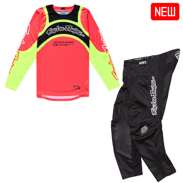 Troy Lee Designs 2025 Fall GP Pro Kit Combo - Swerve Infra Red / Black