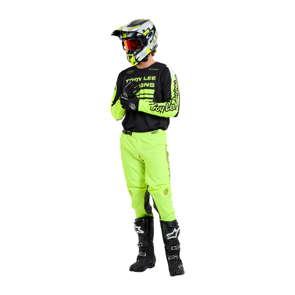 Troy Lee Designs 2025 Fall GP Pro Kit Combo - Segment Black Flo Yellow