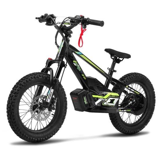 Amped A16 Pro 400W Electric Kids Balance Bike - Black