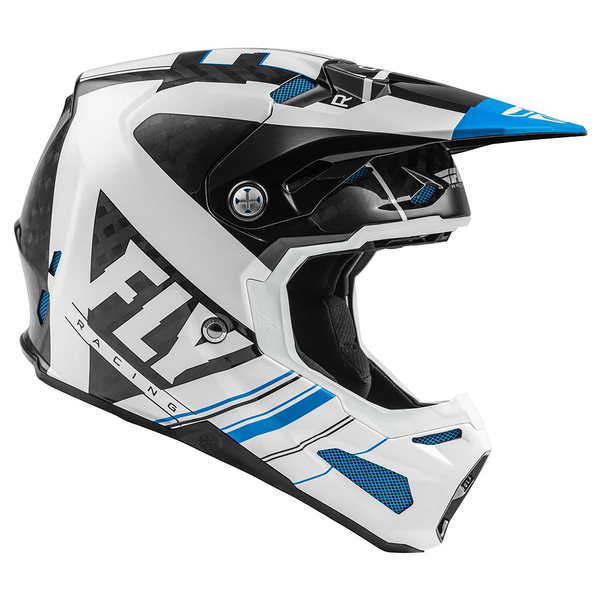 Formula S Carbon Helmet Vector Blue White Black