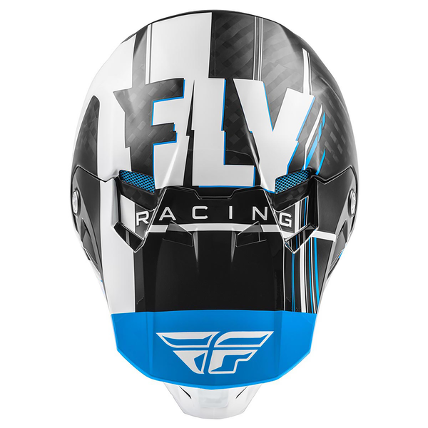 Formula S Carbon Helmet Vector Blue White Black