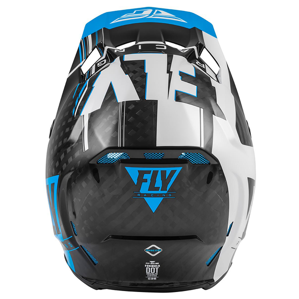 Formula S Carbon Helmet Vector Blue White Black