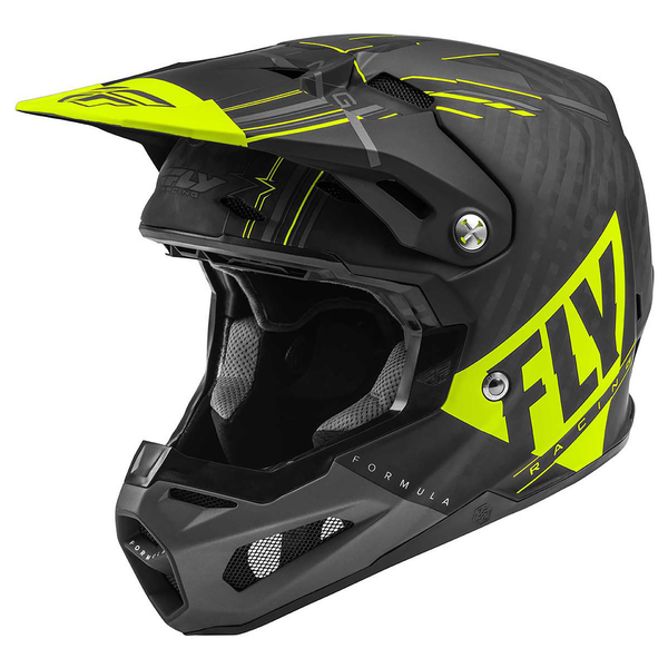 Formula S Carbon Helmet Vector Hi Viz Grey Black