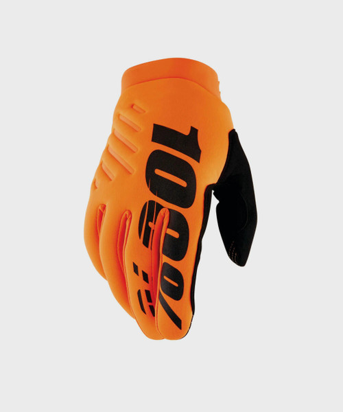 100% Brisker Cold Weather Glove Orange