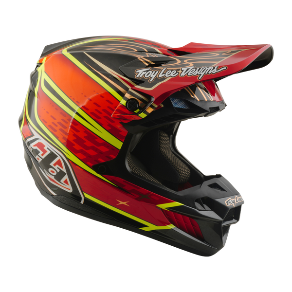Troy Lee Designs 2026 Spring SE5 Carbon Helmet - Wings Red