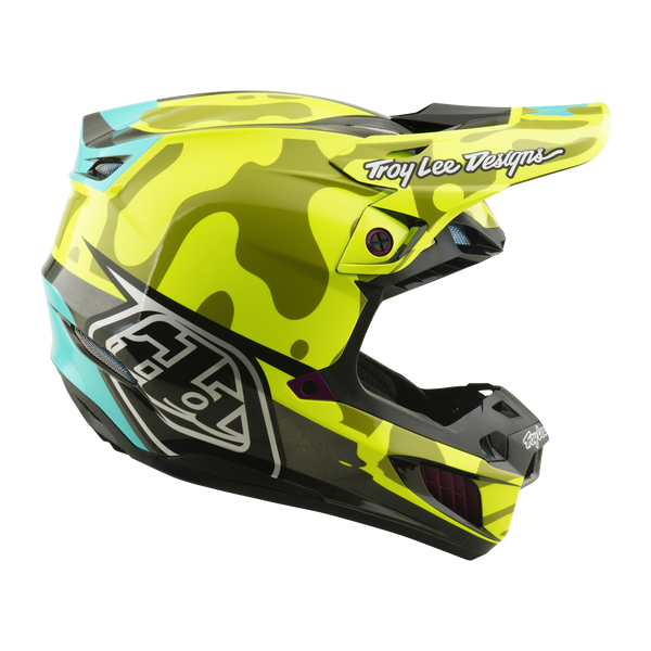 Troy Lee Designs 2026 Spring SE5 Composite Helmet - Myth Flo Yellow