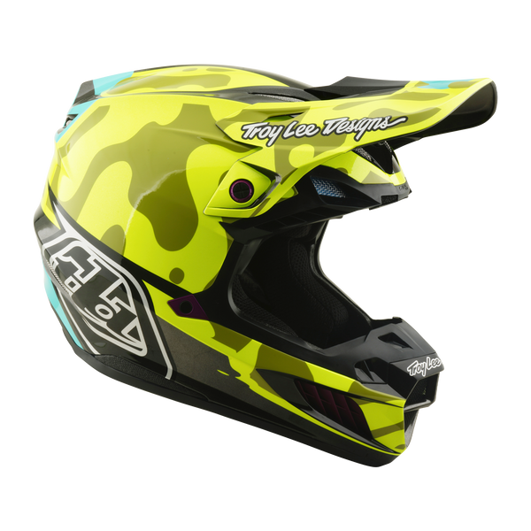 Troy Lee Designs 2026 Spring SE5 Composite Helmet - Myth Flo Yellow