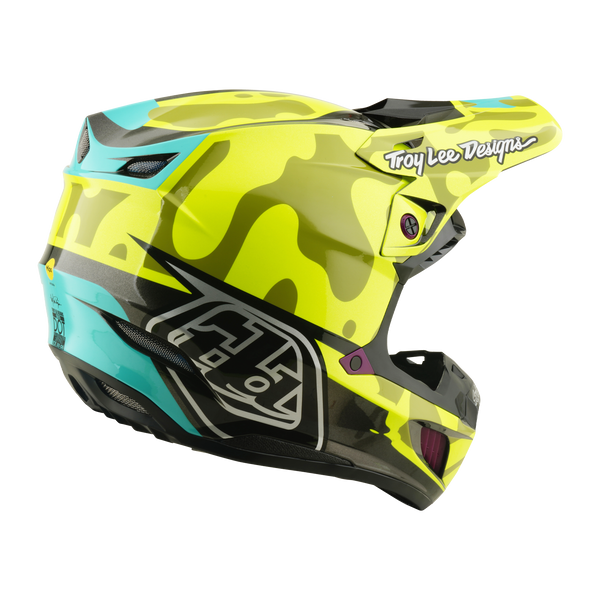 Troy Lee Designs 2026 Spring SE5 Composite Helmet - Myth Flo Yellow