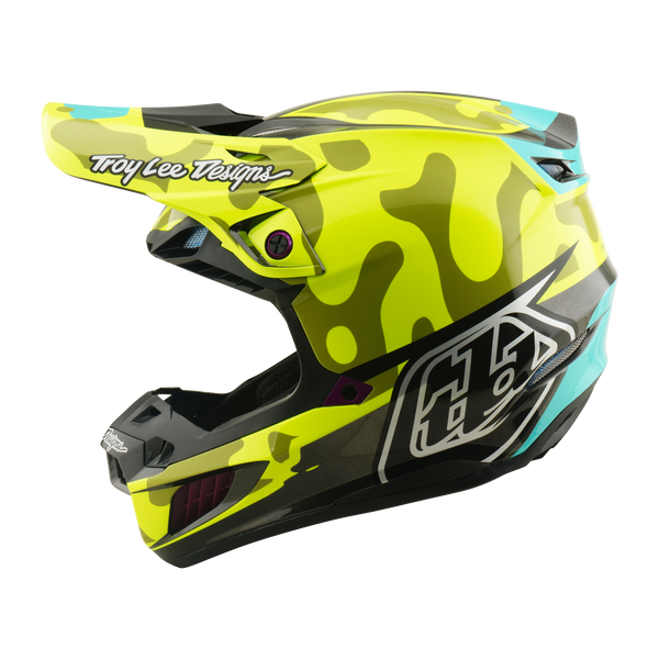 Troy Lee Designs 2026 Spring SE5 Composite Helmet - Myth Flo Yellow