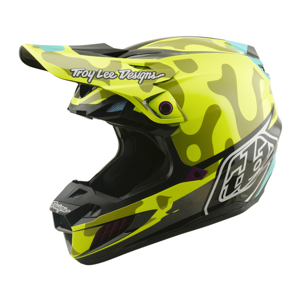 Troy Lee Designs 2026 Spring SE5 Composite Helmet - Myth Flo Yellow