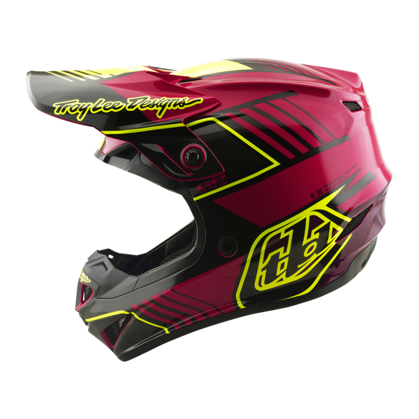 Troy Lee Designs 2026 Spring Youth GP Pro Helmet - Segment Fuchsia