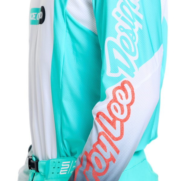 Troy Lee Designs 2026 Spring SE Pro Jersey - Sever White / Teal