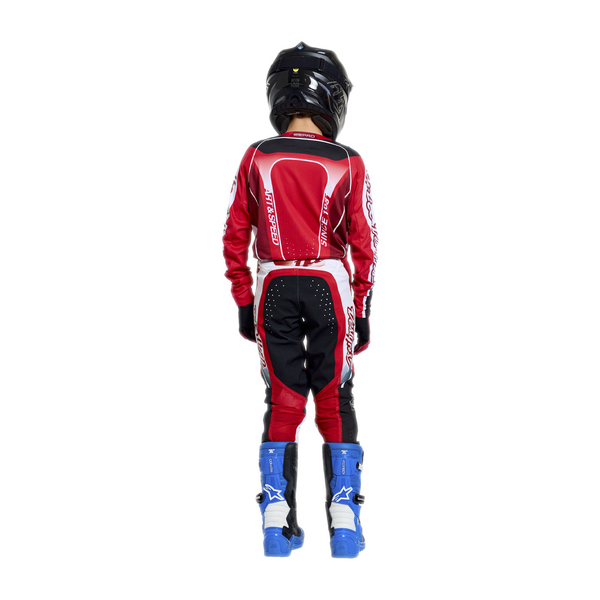 Troy Lee Designs 2026 Spring Youth SE Pro Pant - Salvo Red / White