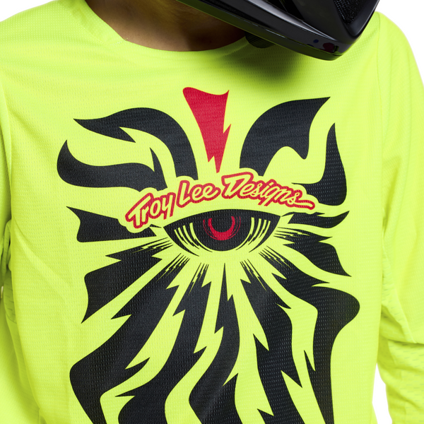 Troy Lee Designs 2026 Spring Youth GP Pro Jersey - Cyclops Flo Yellow
