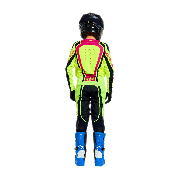 Troy Lee Designs 2026 Spring Youth GP Pro Pant - Roller Flo Yellow / Fuchsia