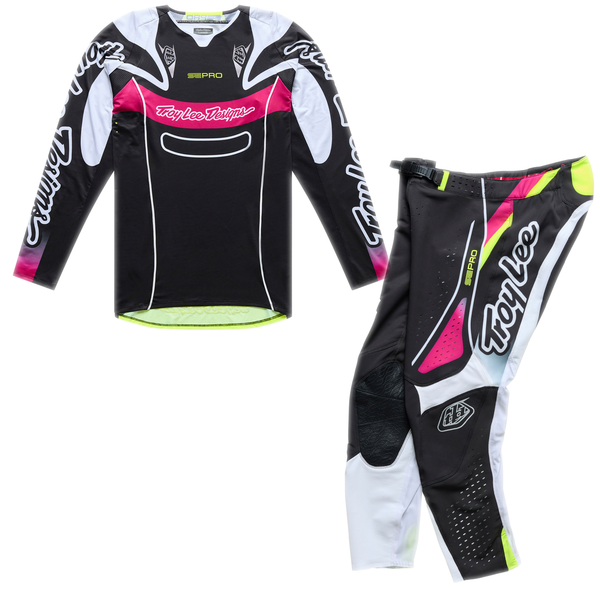 Troy Lee Designs 2026 Spring Se Pro Kit Combo - Salvo Black / White