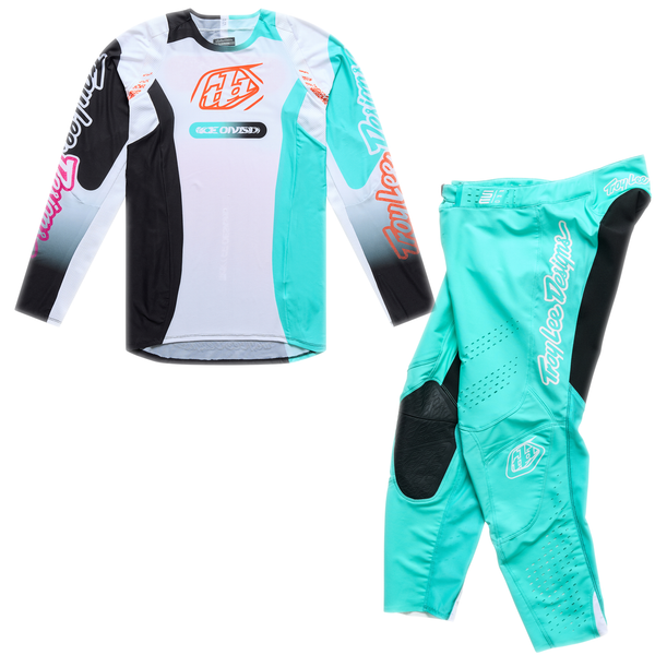 Troy Lee Designs 2026 Spring Se Pro Kit Combo - Sever White / Teal