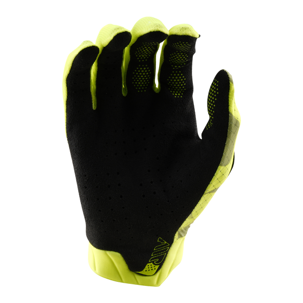 Troy Lee Designs 2025 Youth Air Glove - Blotted Flo Yellow