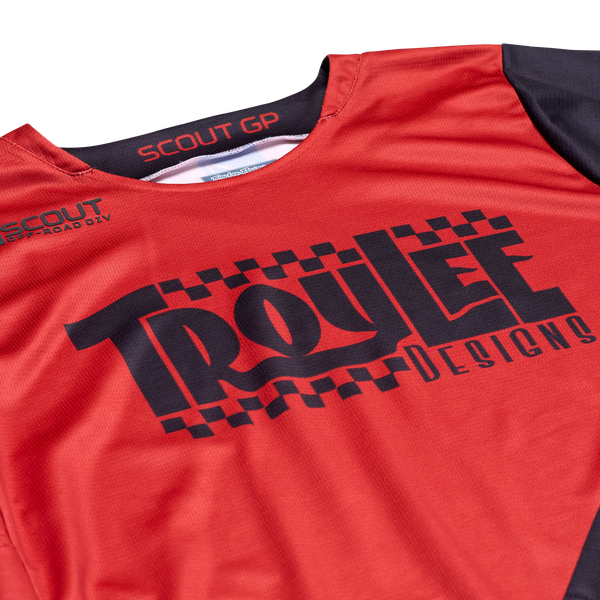 Troy Lee Designs 2025 Scout GP Jersey - Big Lee - Black / Burnt Orange