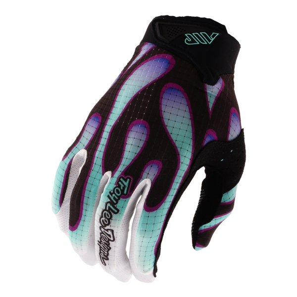 Troy Lee Designs 2026 Air Glove - Overspray Black / Real Teal