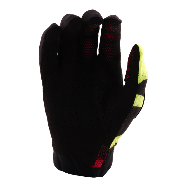 Troy Lee Designs 2026 Youth Air Glove - Cyclops Black / Flo Yellow