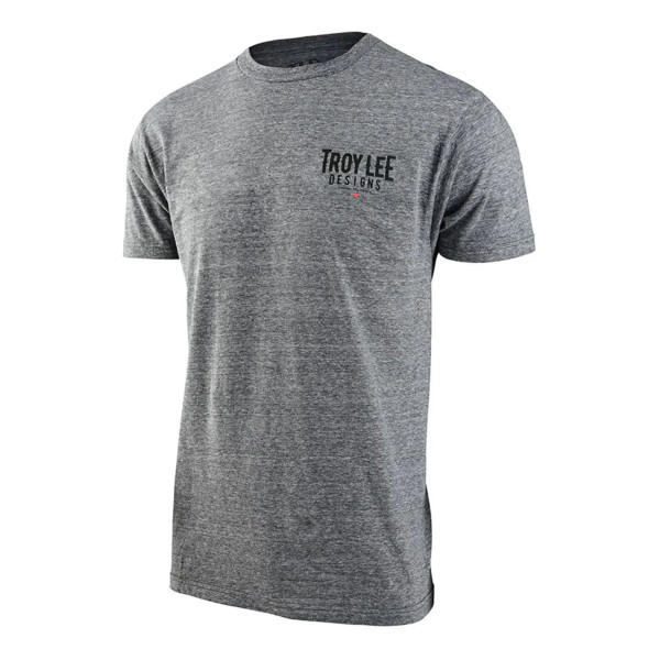 Troy Lee Designs Short Sleeve Tee - Carb Snow Heather