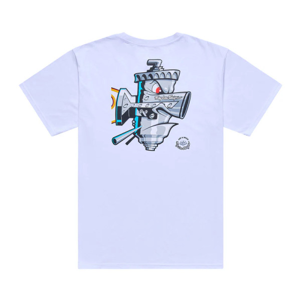 Troy Lee Designs Badge Tee - Carb White