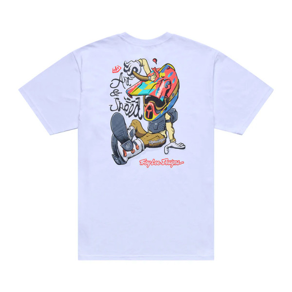 Troy Lee Designs Badge Tee - Heritage White