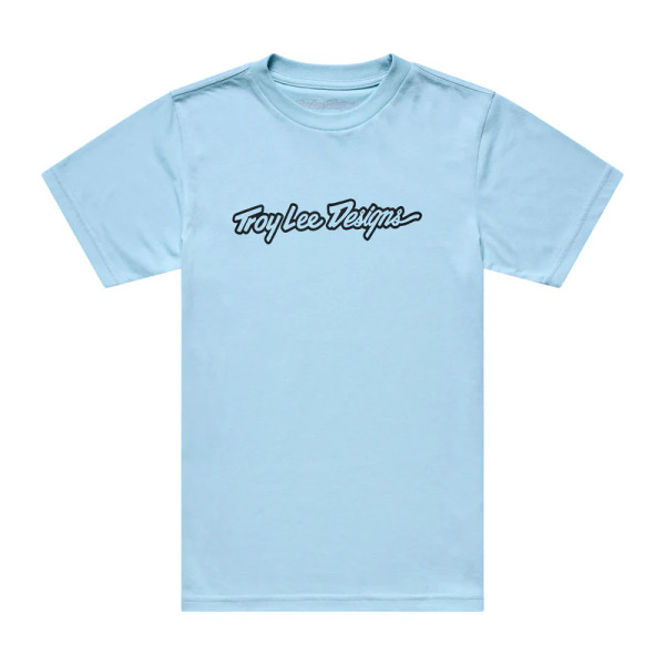 Troy Lee Designs Youth Tee - Signature Dawn Blue