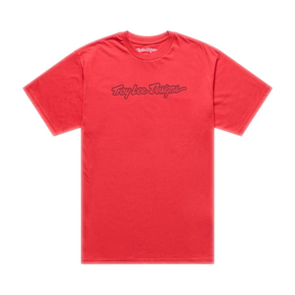 Troy Lee Designs Youth Tee - Signature Scarlet