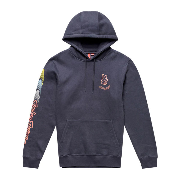 Troy Lee Designs Hoodie - Peace Out Carbon / Black