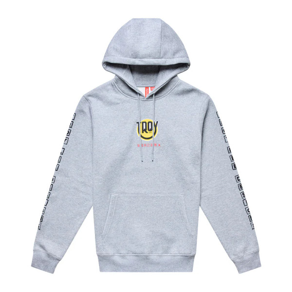 Troy Lee Designs Pullover Hoodie - Happy Dayz Grey Heather