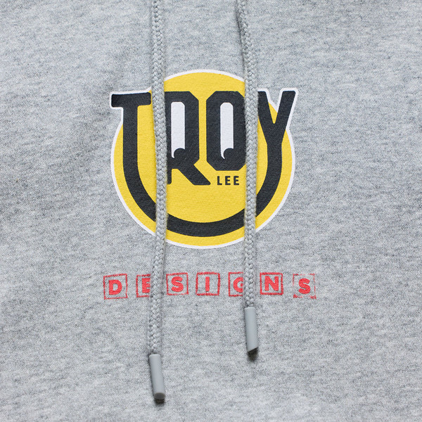 Troy Lee Designs Pullover Hoodie - Happy Dayz Grey Heather