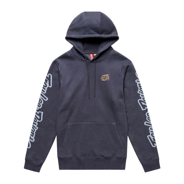 Troy Lee Designs Pullover Hoodie - Branded Carbon