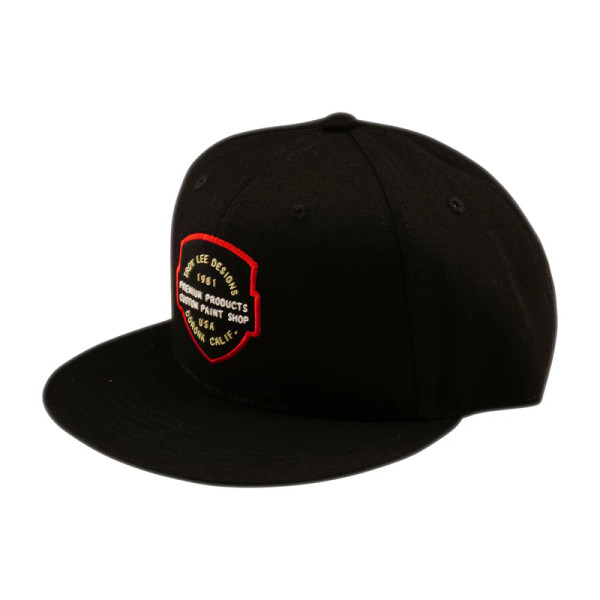 Troy Lee Designs Flat Bill Snapback - Imprint Black