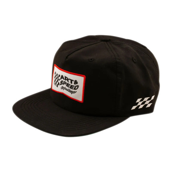 Troy Lee Designs Unstructured Snapback Winners Circle Black